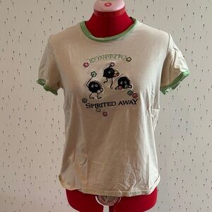 Cream and Green Spirited Away T-Shirt